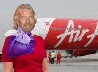 Richard Branson to pose as female flight attendant on Air Asia flight