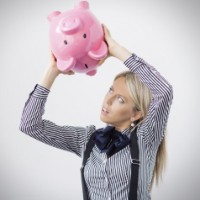 Image of a woman with low superannuation savings.