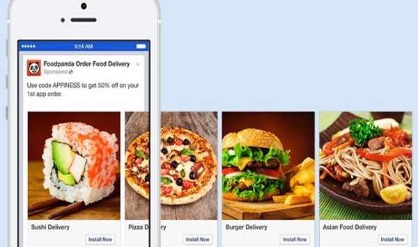 Facebook claims its new mobile ad format can boost click-through by 180%