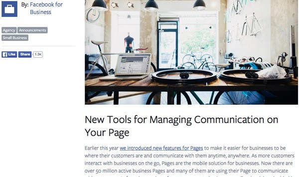 Facebook rolls out features to help SMEs communicate with customers