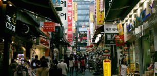 Namdaemun market in Seoul, South Korea