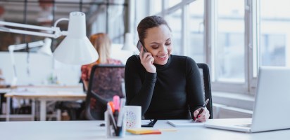 woman on the phone