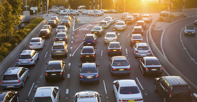 cars on freeway