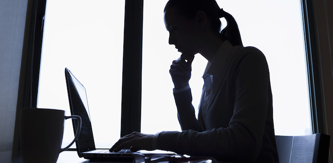 Woman in the office