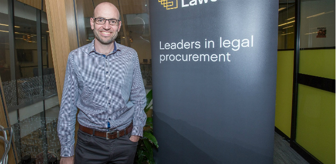 Lawcadia CEO and founder Warwick Walsh