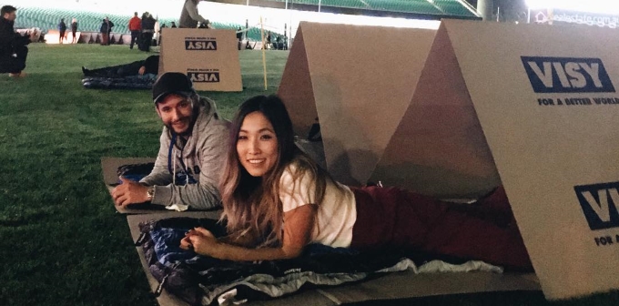 Jane Lu at CEO Sleepout