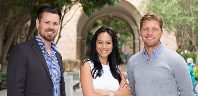 Finch fintech Toby Gardner, Shahriah Gardner and Eric Kunh