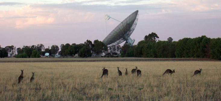 space satellite dish