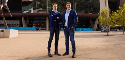 Pickstar co-founders James Begley and Matthew Pavlich. Source: Supplied.