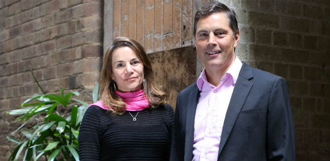 NAB Ventures general partner Melissa Widner and managing director Todd Forest. Source: Supplied.