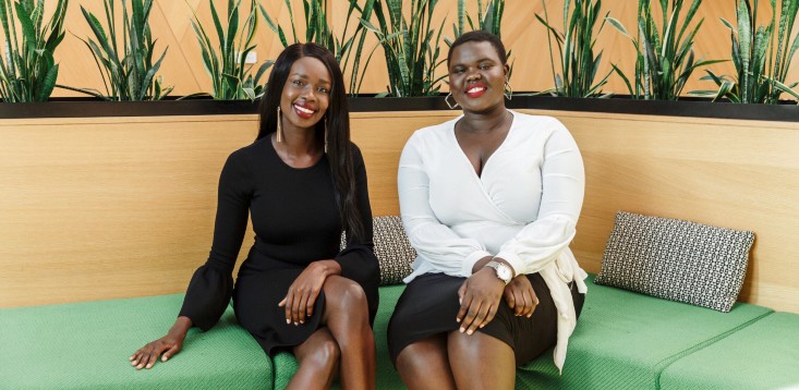 Divtal employment founders Lorna Deng and Bedi Othow