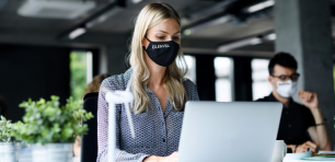 branded face masks