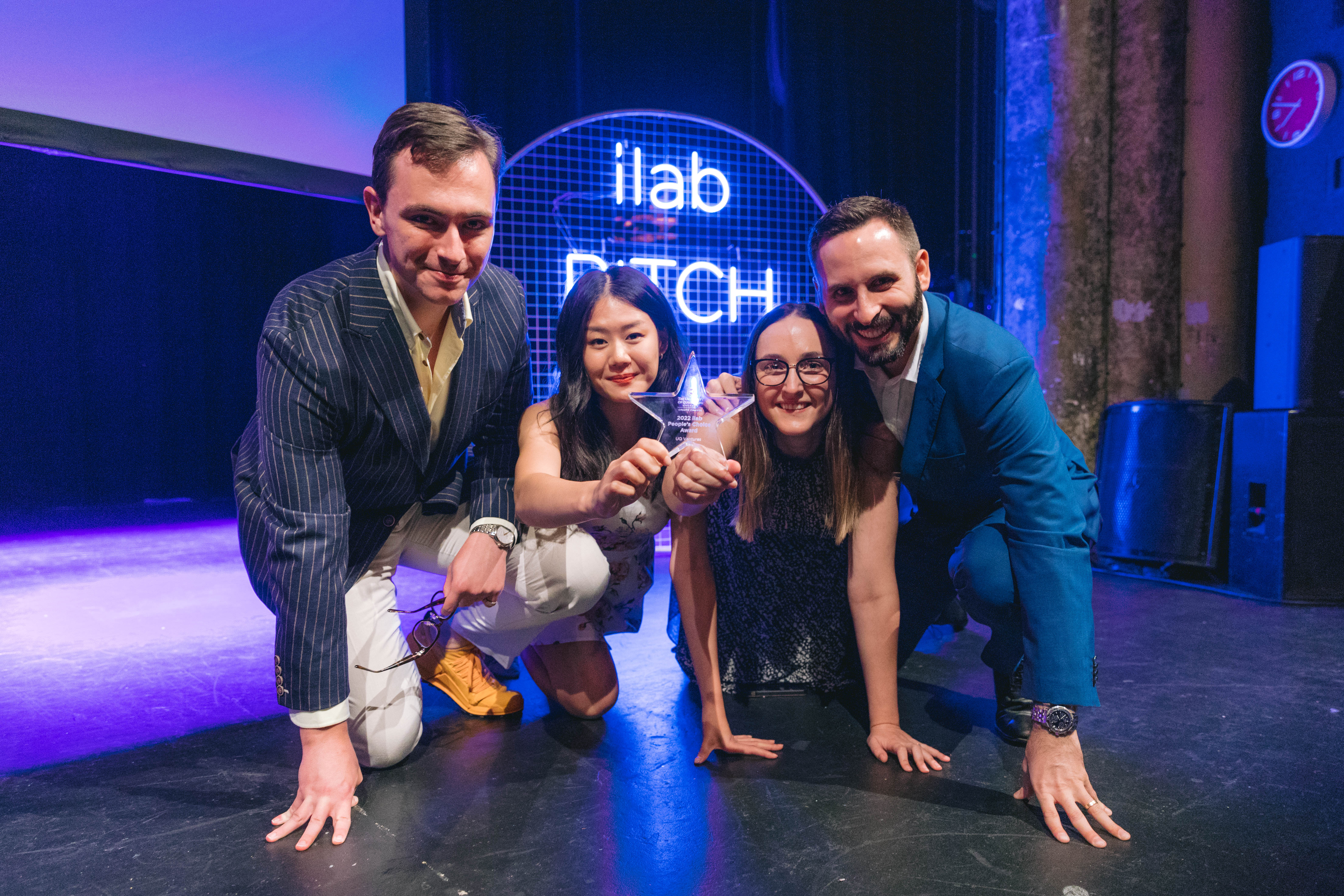 Co-founders of The Network Loop Alex Beard, Rachel Huang, Amelia St Baker, and Andy St Baker-Radice.